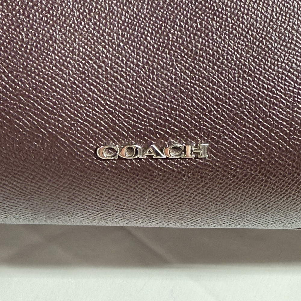 Coach F59141 Perry Metropolitan Oxblood Leather Business Tote Briefcase Unisex - Picture 16 of 16